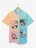 Jujutsu Kaisen x Hello Kitty and Friends Colorblock Character Portraits T-Shirt - BoxLunch Exclusive, MULTI, hi-res