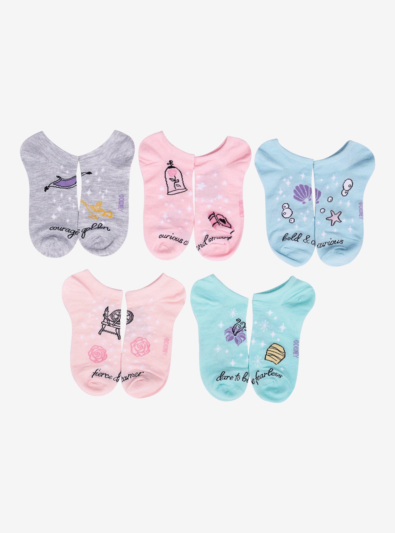 Disney Princess Icons Sock Set, , hi-res