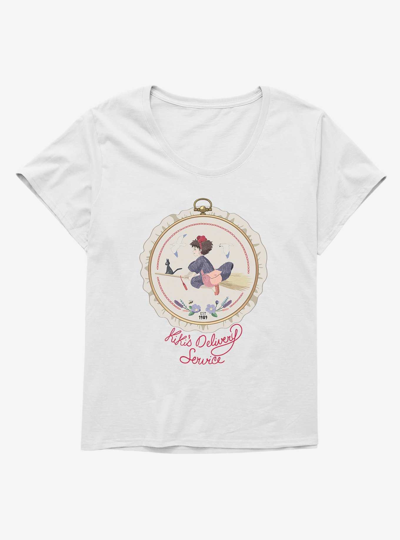 Studio Ghibli Kiki's Delivery Service Sewing Patch Girls T-Shirt Plus Size, , hi-res