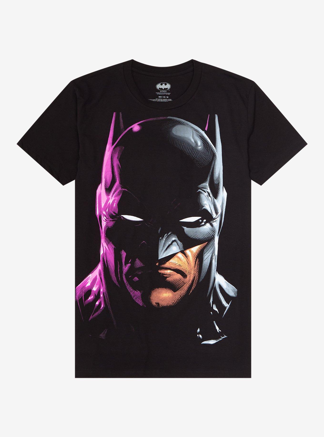 DC Comics Batman Jumbo Portrait T-Shirt, BLACK, hi-res