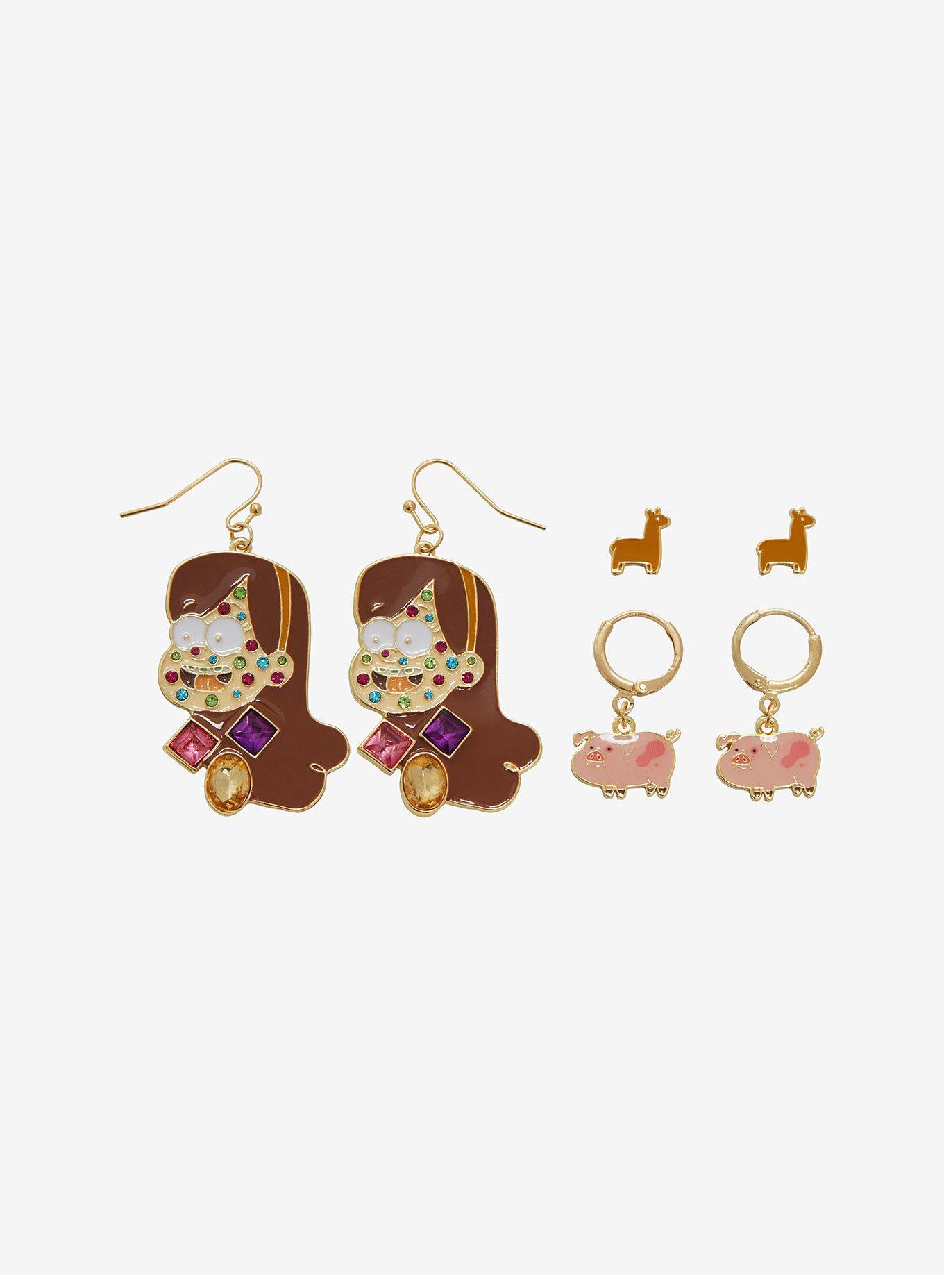 Disney Gravity Falls Mabel Icons Earring Set - BoxLunch Exclusive, , hi-res