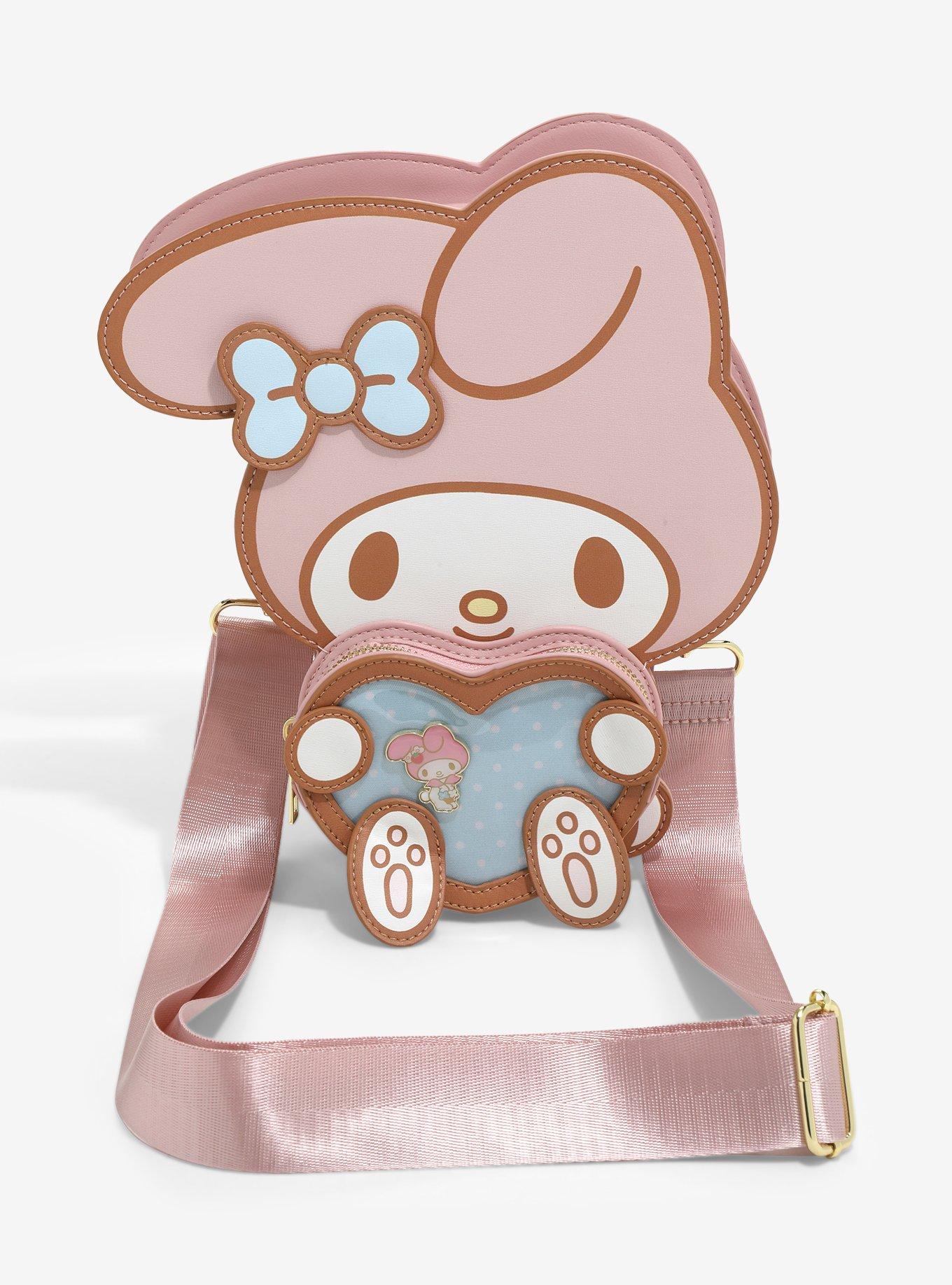 Sanrio My Melody Heart Figural Crossbody Bag - BoxLunch
