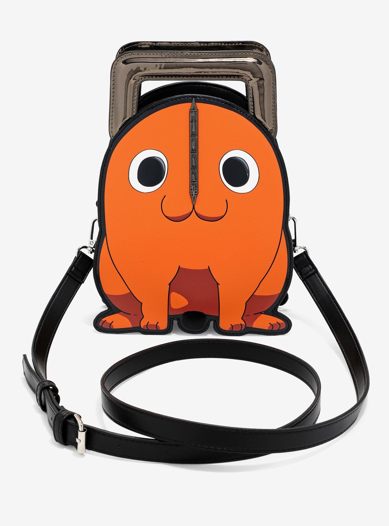 pochi Chainsaw Man Pochita Die-Cut Crossbody Bag -- BoxLunch