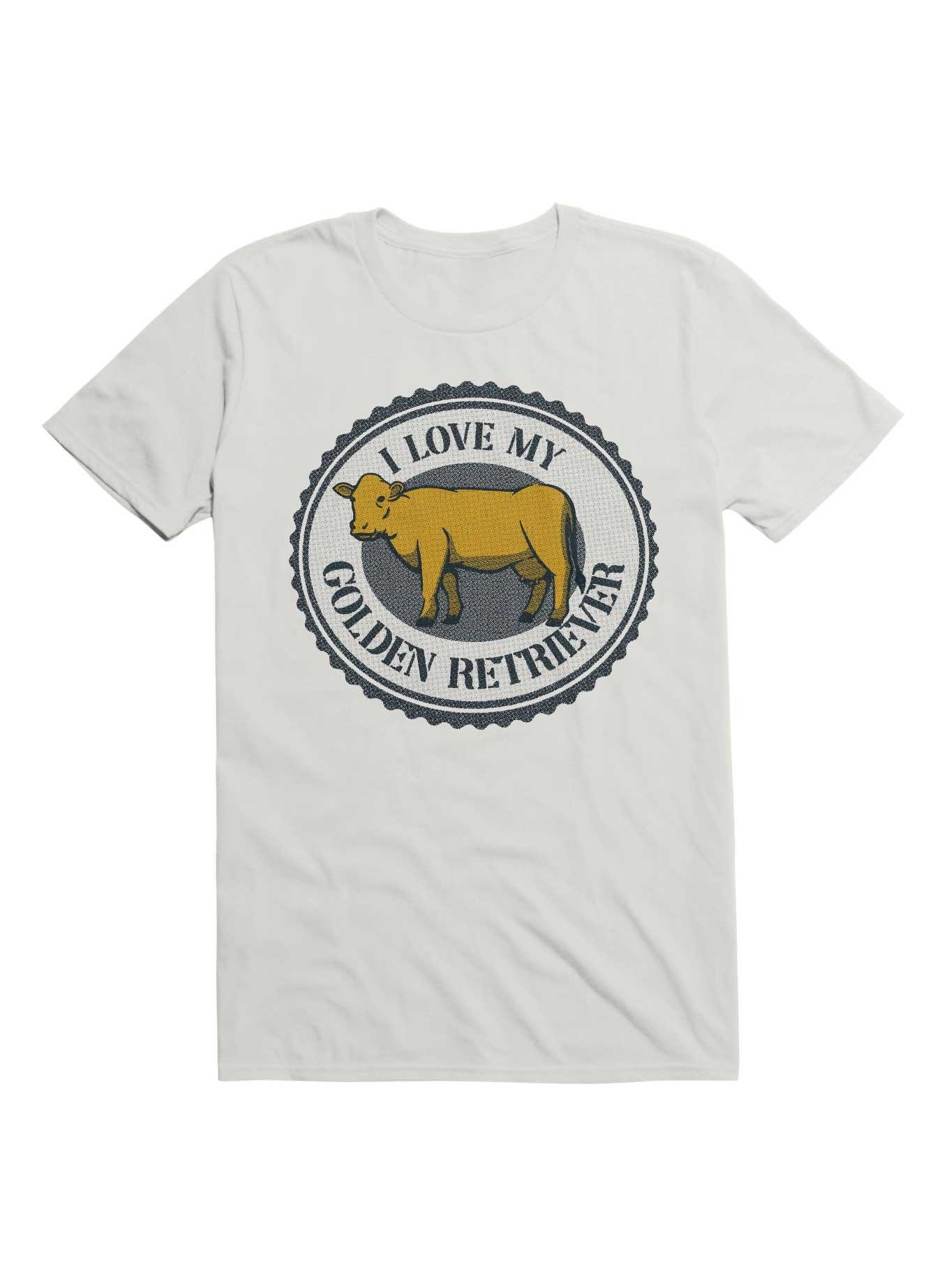 Golden Retriever Cow T-Shirt, , hi-res
