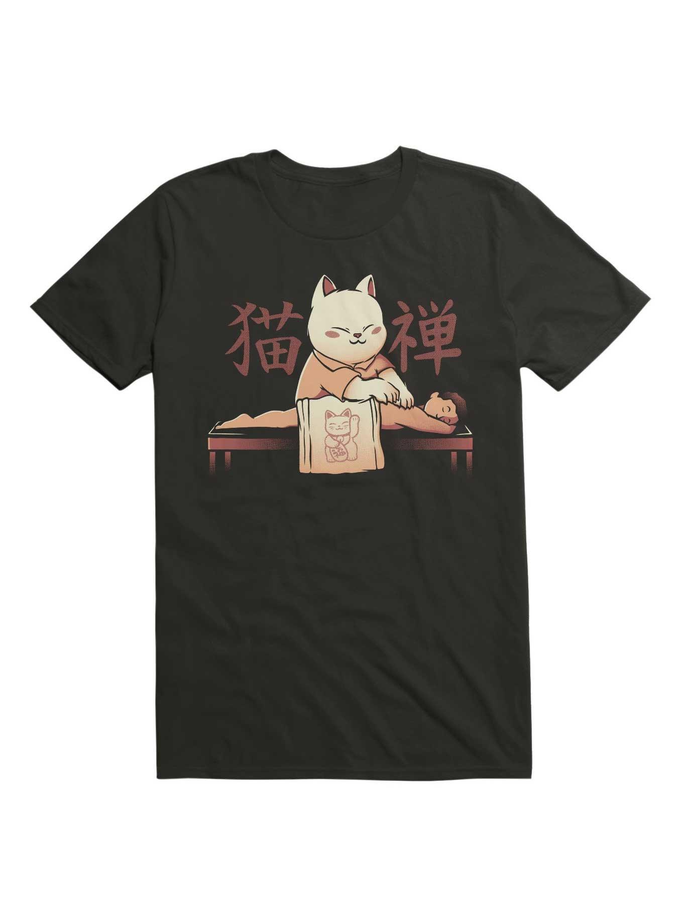 Cat Massage Shiatsu T-Shirt, , hi-res