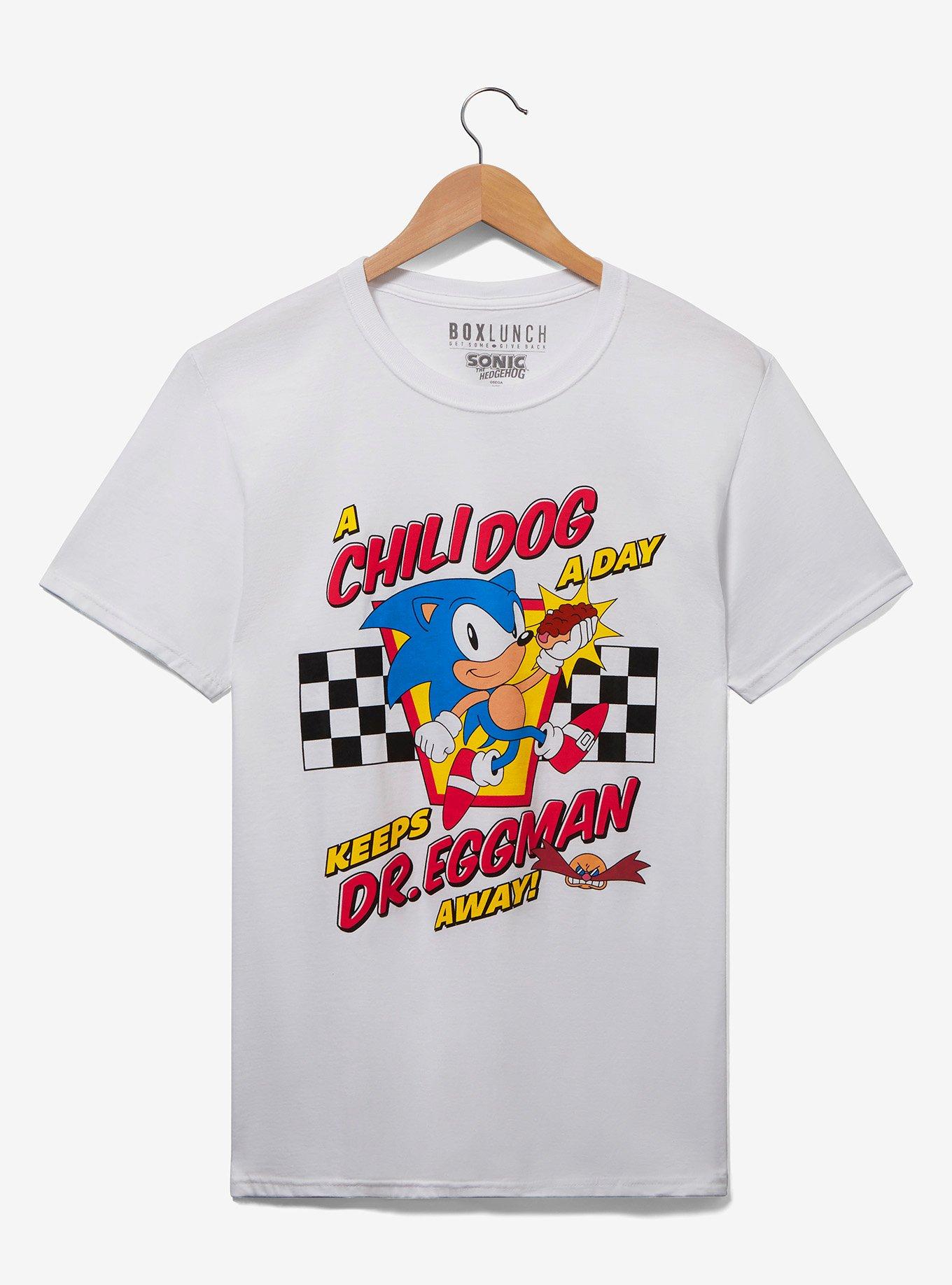 Sonic the Hedgehog Checkered Chili Dog Women's T-Shirt - BoxLunch Exclusive, , hi-res
