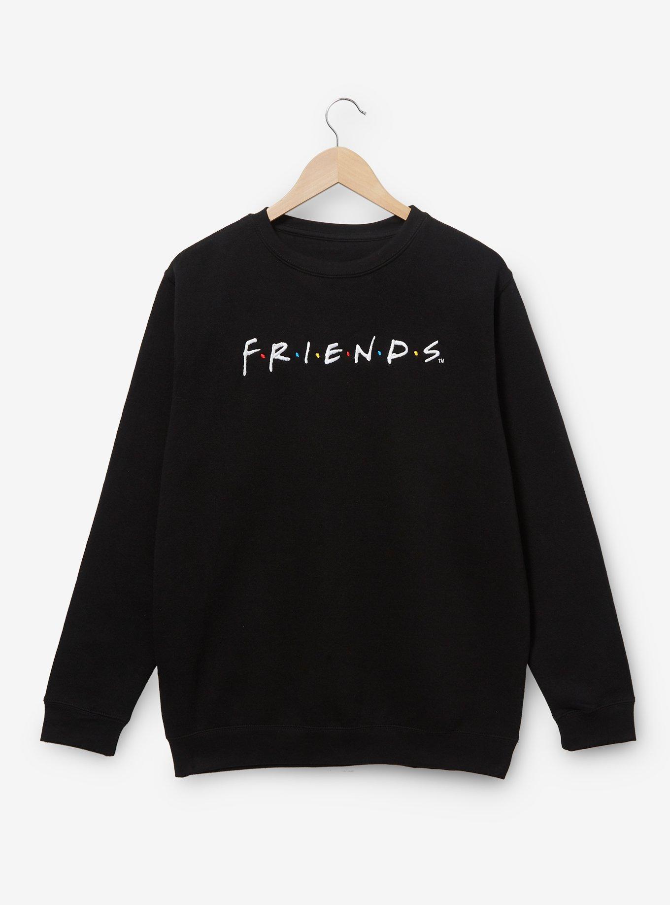 Friends Logo Crewneck - BoxLunch Exclusive, BLACK, hi-res