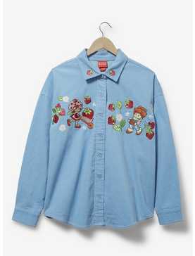 Strawberry Shortcake Embroidered Shacket - BoxLunch Exclusive, , hi-res
