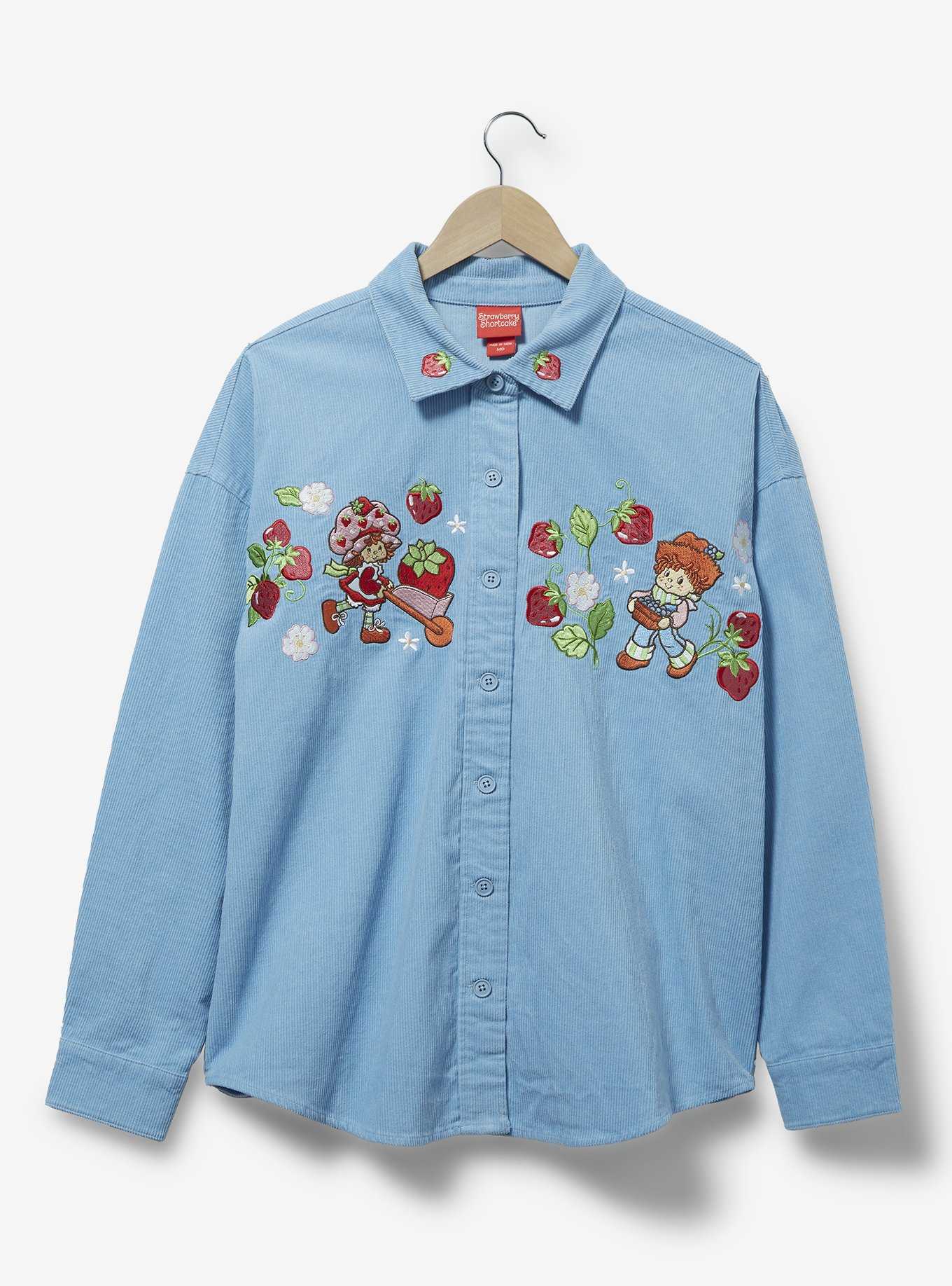 Strawberry Shortcake Embroidered Shacket - BoxLunch Exclusive, , hi-res