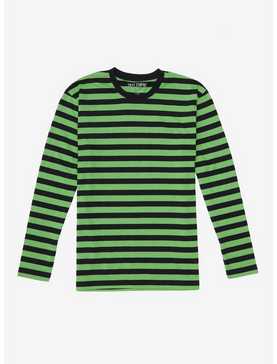 Green & Black Stripe Long-Sleeve T-Shirt, , hi-res