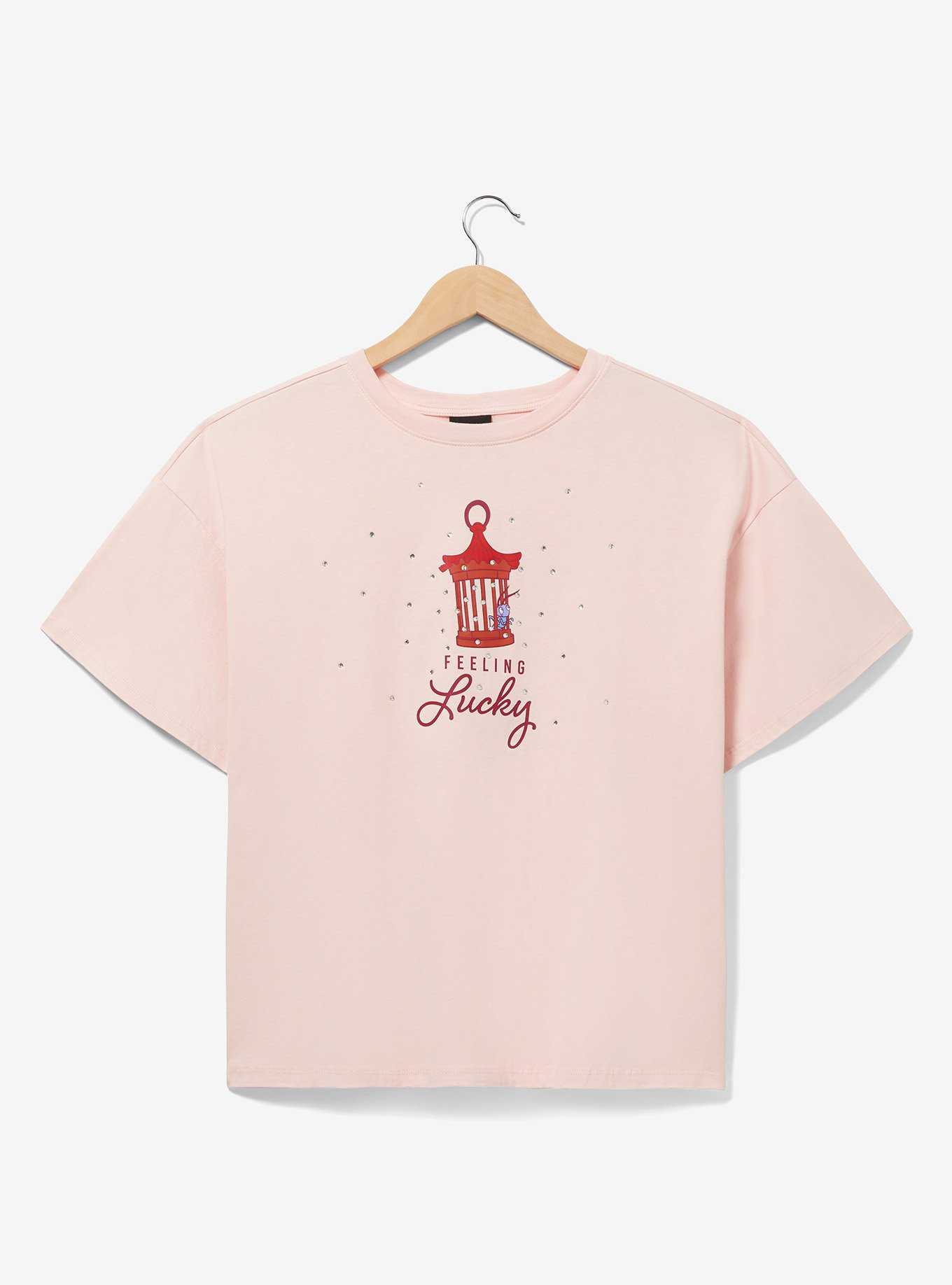 Disney Mulan Lucky Cricket Women's Boxy Fit T-Shirt - BoxLunch Exclusive, , hi-res