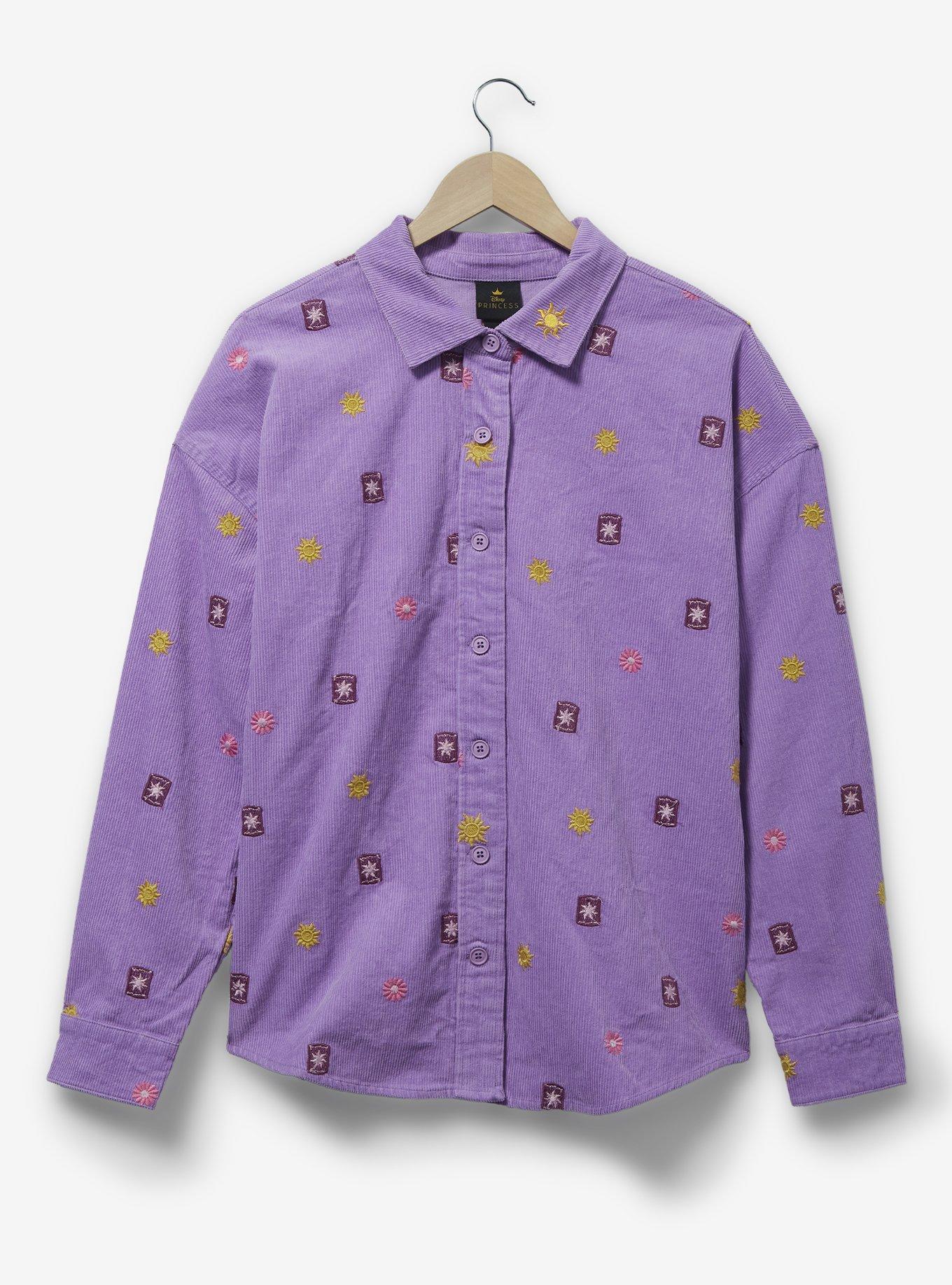 Disney Tangled Lanterns Corduroy Button-Up Top   - BoxLunch Exclusive, , hi-res