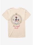 Studio Ghibli Kiki's Delivery Service Sewing Patch Mineral Wash T-Shirt, NATURAL MINERAL WASH, hi-res
