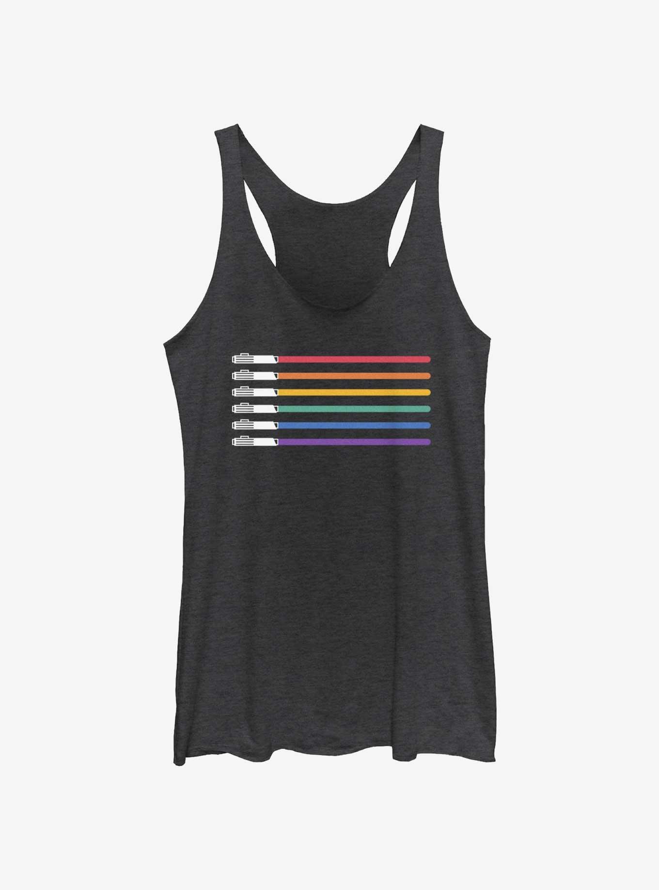 Star Wars Lightsaber Pride Flag Tank Top, , hi-res