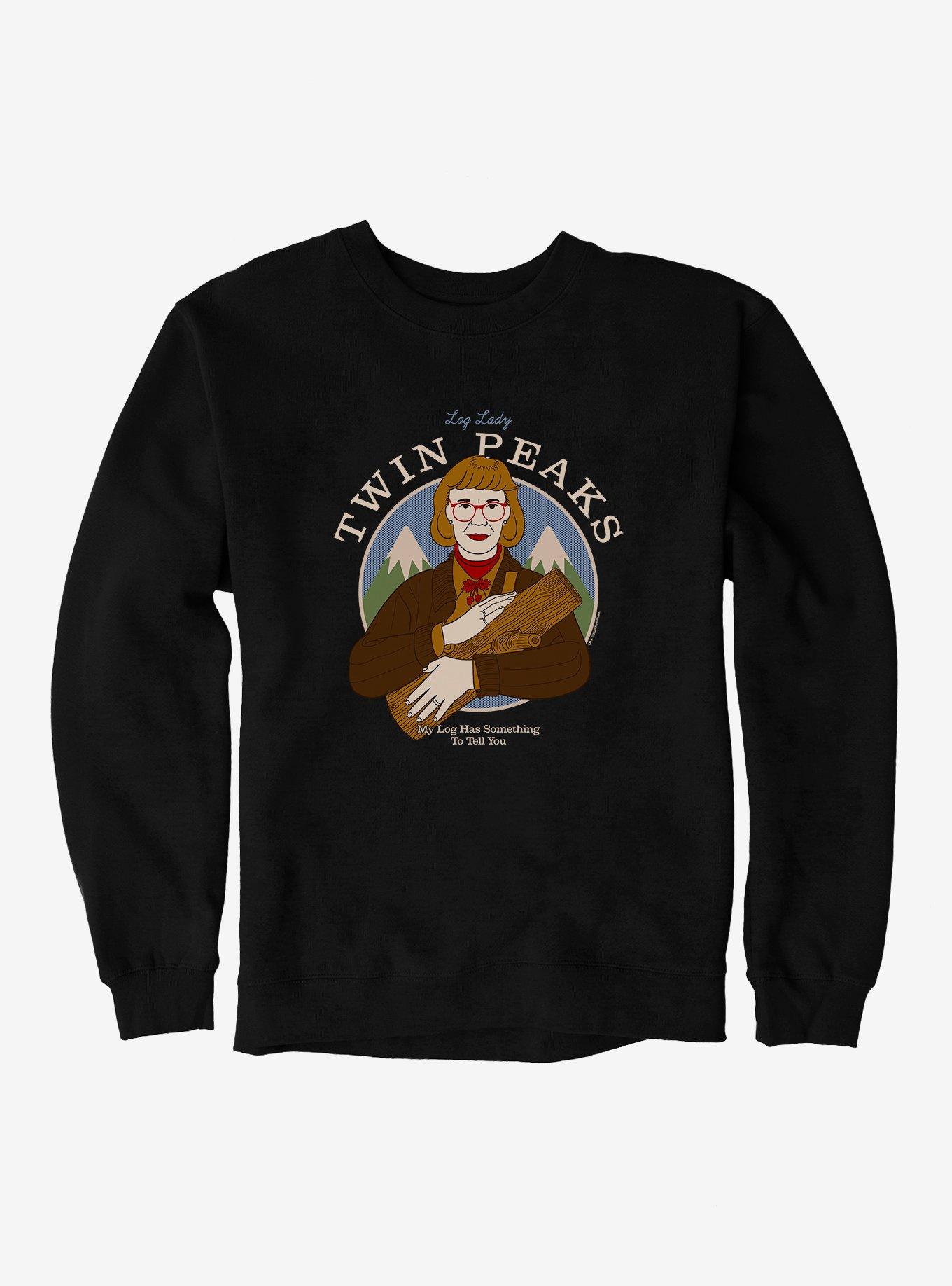 Twin Peaks Log Lady Sweatshirt, BLACK, hi-res