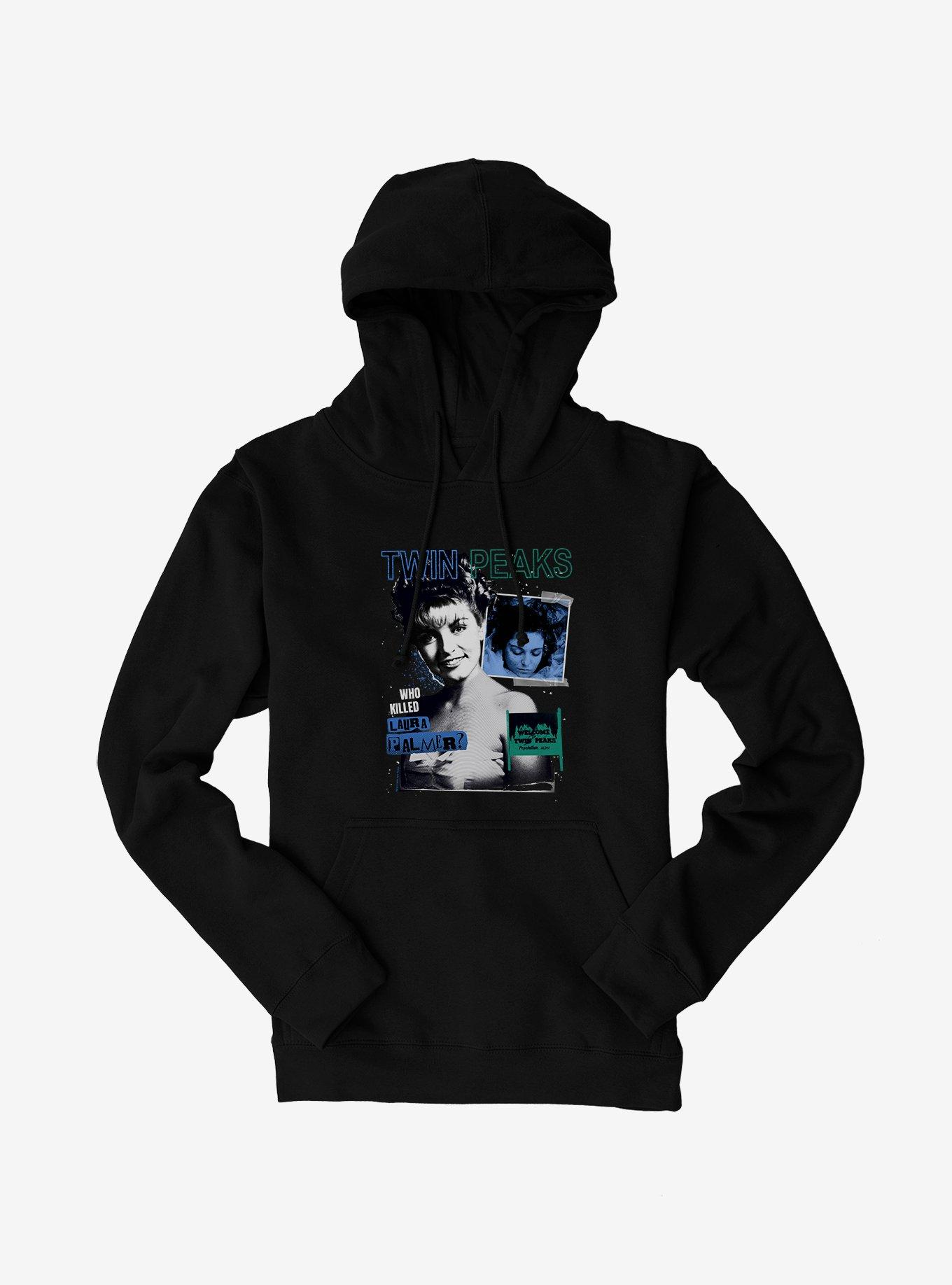 Twin Peaks Who Killed Laura Palmer? Hoodie, BLACK, hi-res