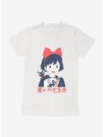 Studio Ghibli Kiki's Delivery Service Retro Portrait Womens T-Shirt, WHITE, hi-res