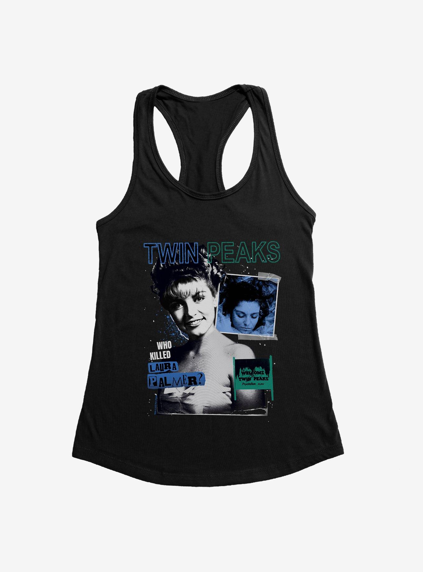 Twin Peaks Who Killed Laura Palmer? Girls Tank, BLACK, hi-res