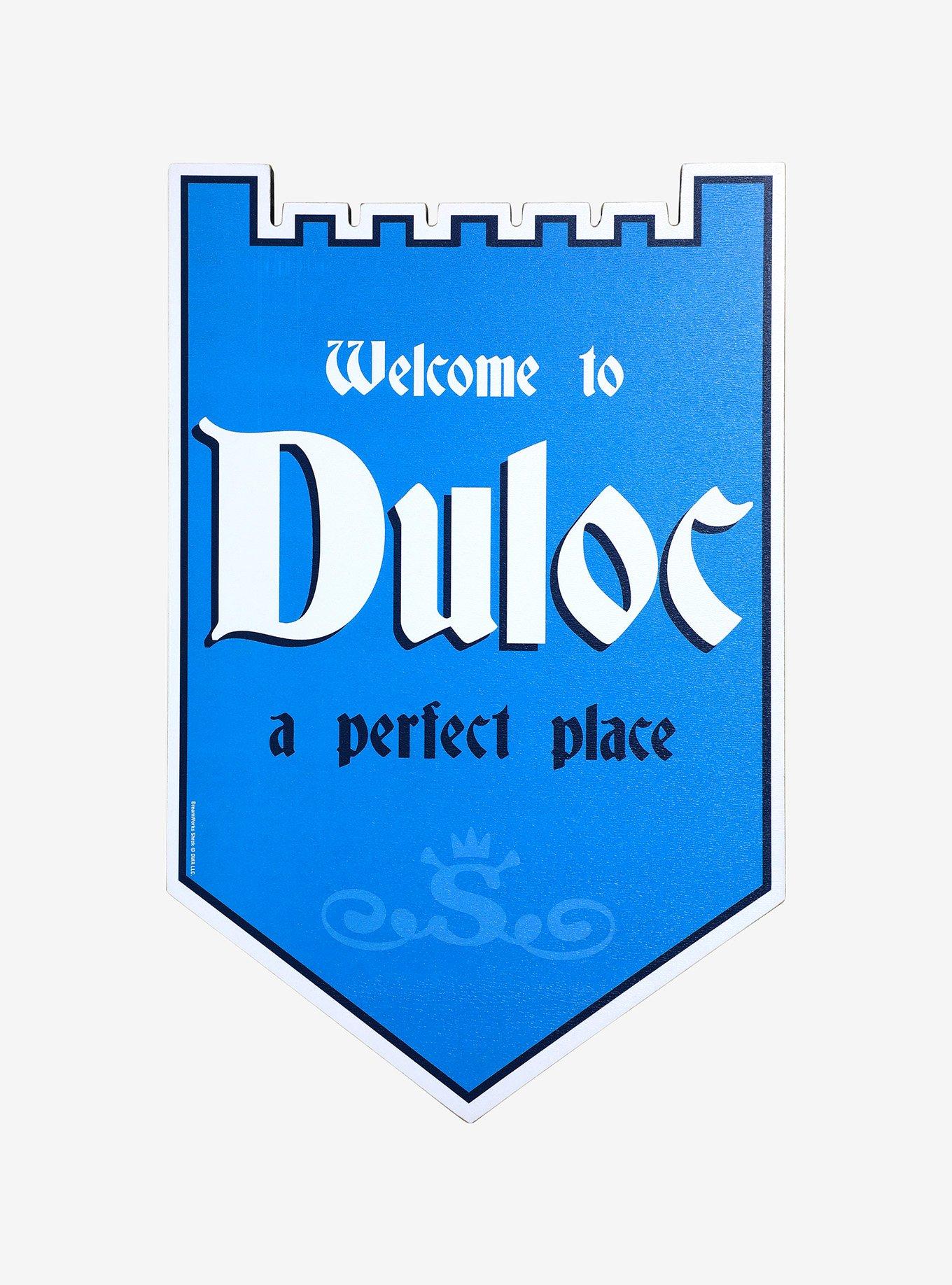 Dreamworks Shrek Welcome to Duloc Die-Cut Wall Art, , hi-res