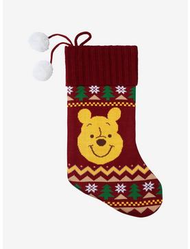 Disney Winnie the Pooh Portrait Knit Stocking - BoxLunch Exclusive, , hi-res