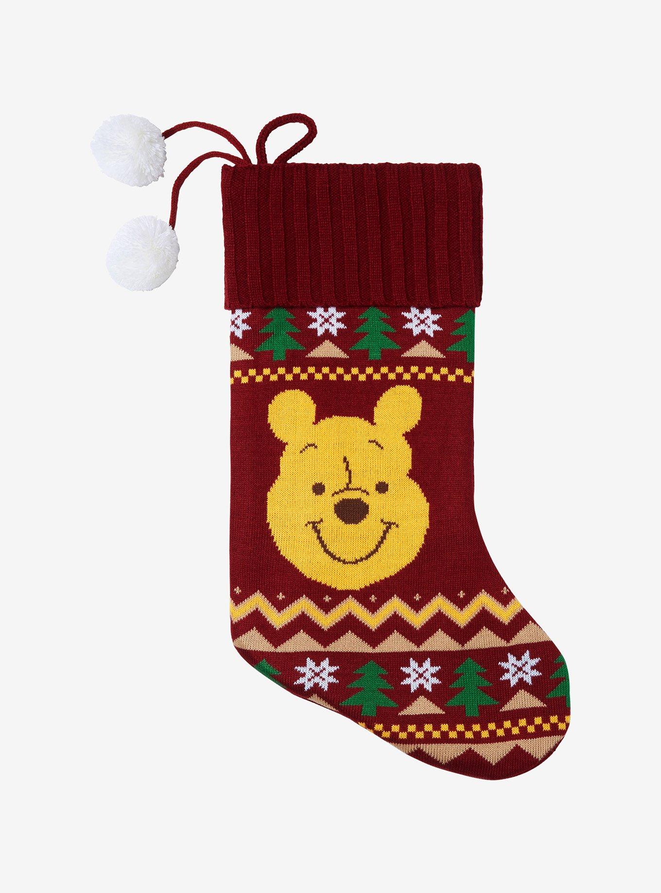 Disney Winnie the Pooh Portrait Knit Stocking - BoxLunch Exclusive, , hi-res