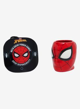Marvel Spider-Man Figural Mug and Warmer Set
