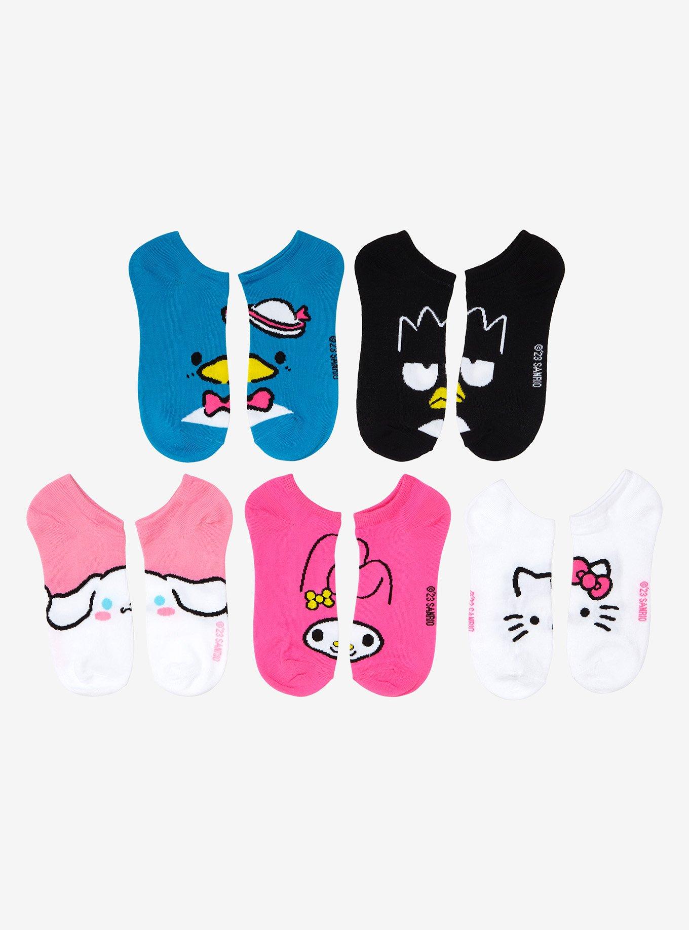 Sanrio Hello Kitty and Friends Face Portrait Sock Set , , hi-res