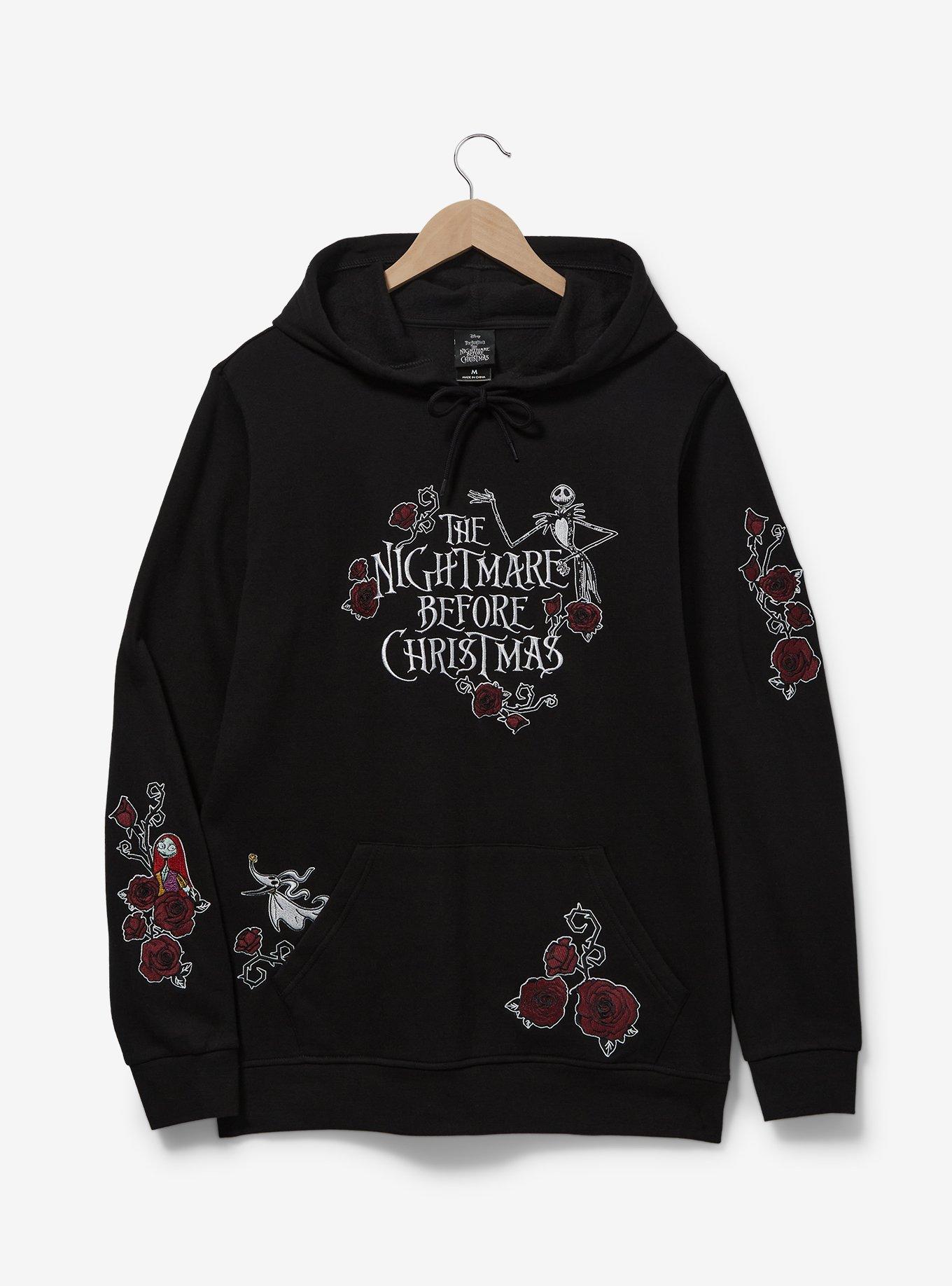 Disney The Nightmare Before Christmas Floral Logo Hoodie