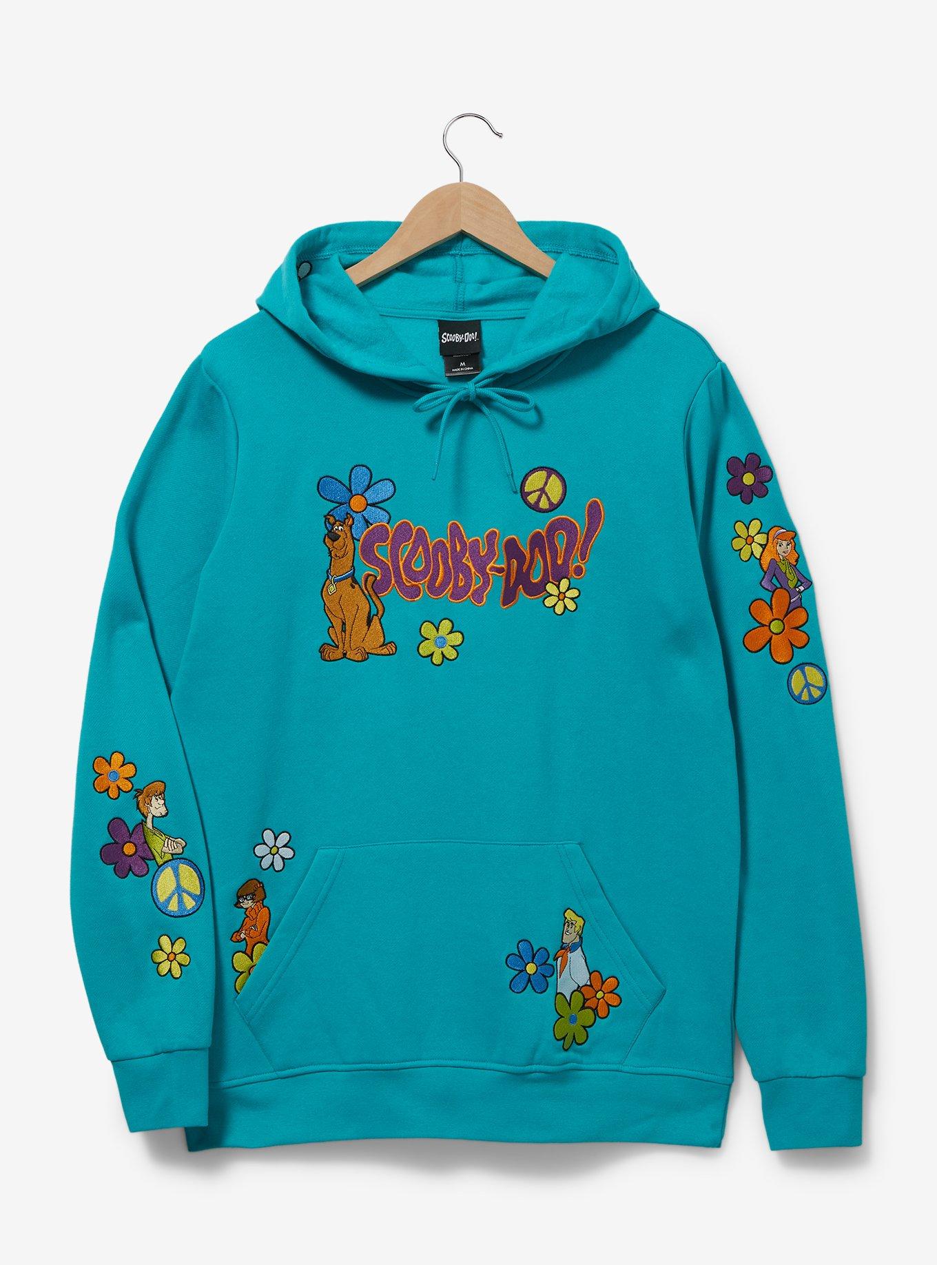 Exclusive - BoxLunch Hoodie Scooby-Doo! Floral Characters | BoxLunch