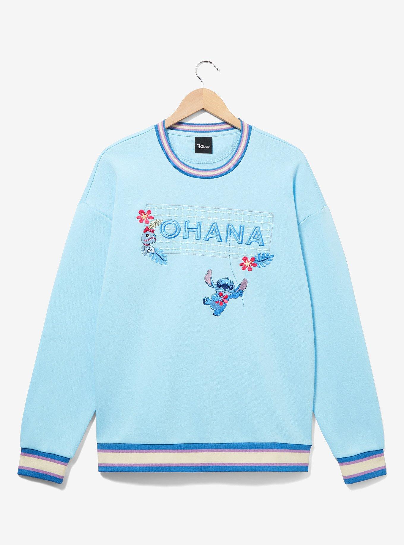 Disney Lilo & Stitch Ohana Stitch Crewneck - BoxLunch Exclusive