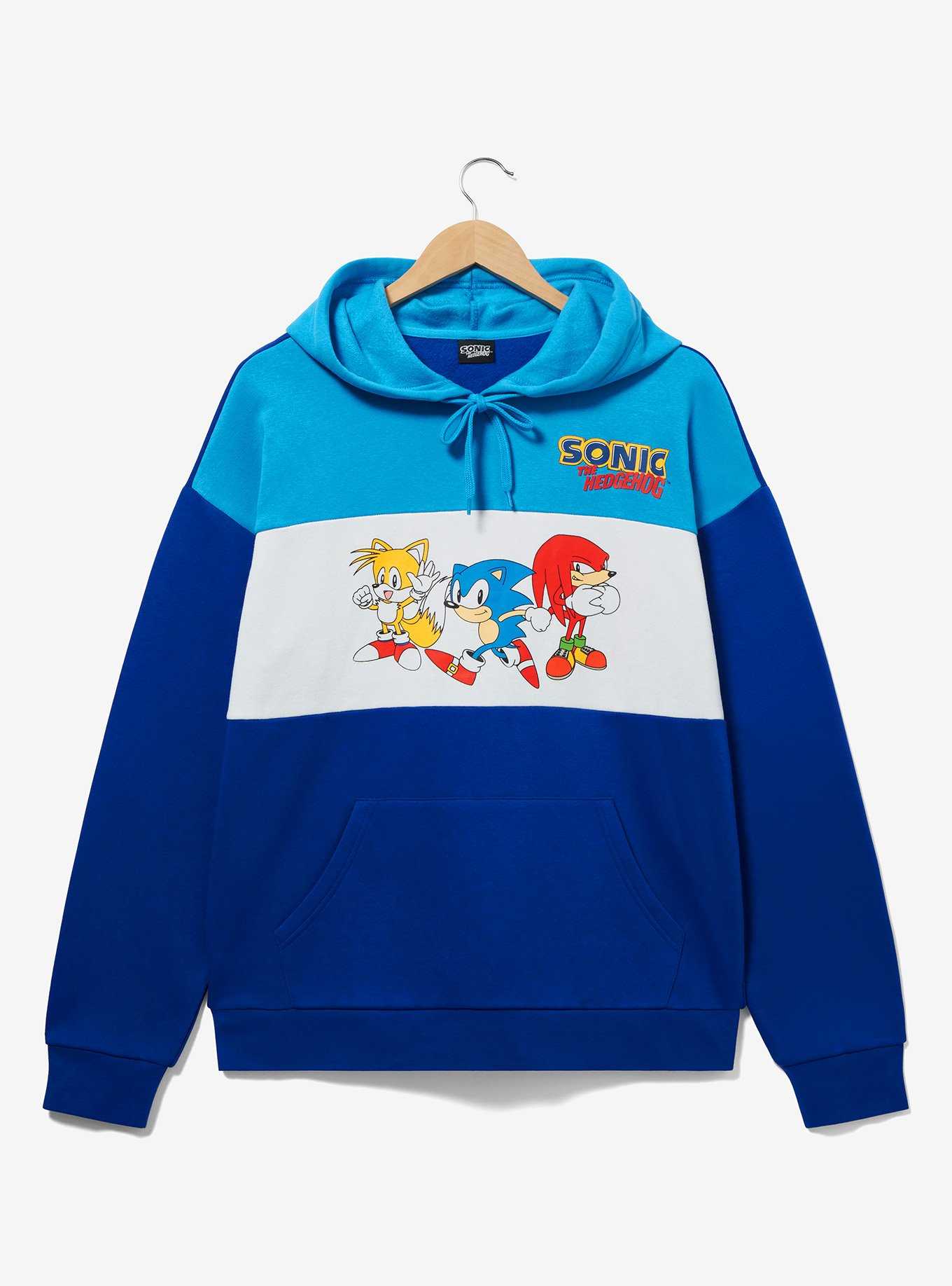 Sonic the Hedgehog Group Portrait Panel Hoodie - BoxLunch Exclusive, , hi-res