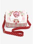 Strawberry Shortcake Gingham Bow Crossbody Bag — BoxLunch Exclusive, , hi-res