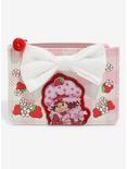 Strawberry Shortcake Gingham Bow Wallet — BoxLunch Exclusive, , hi-res