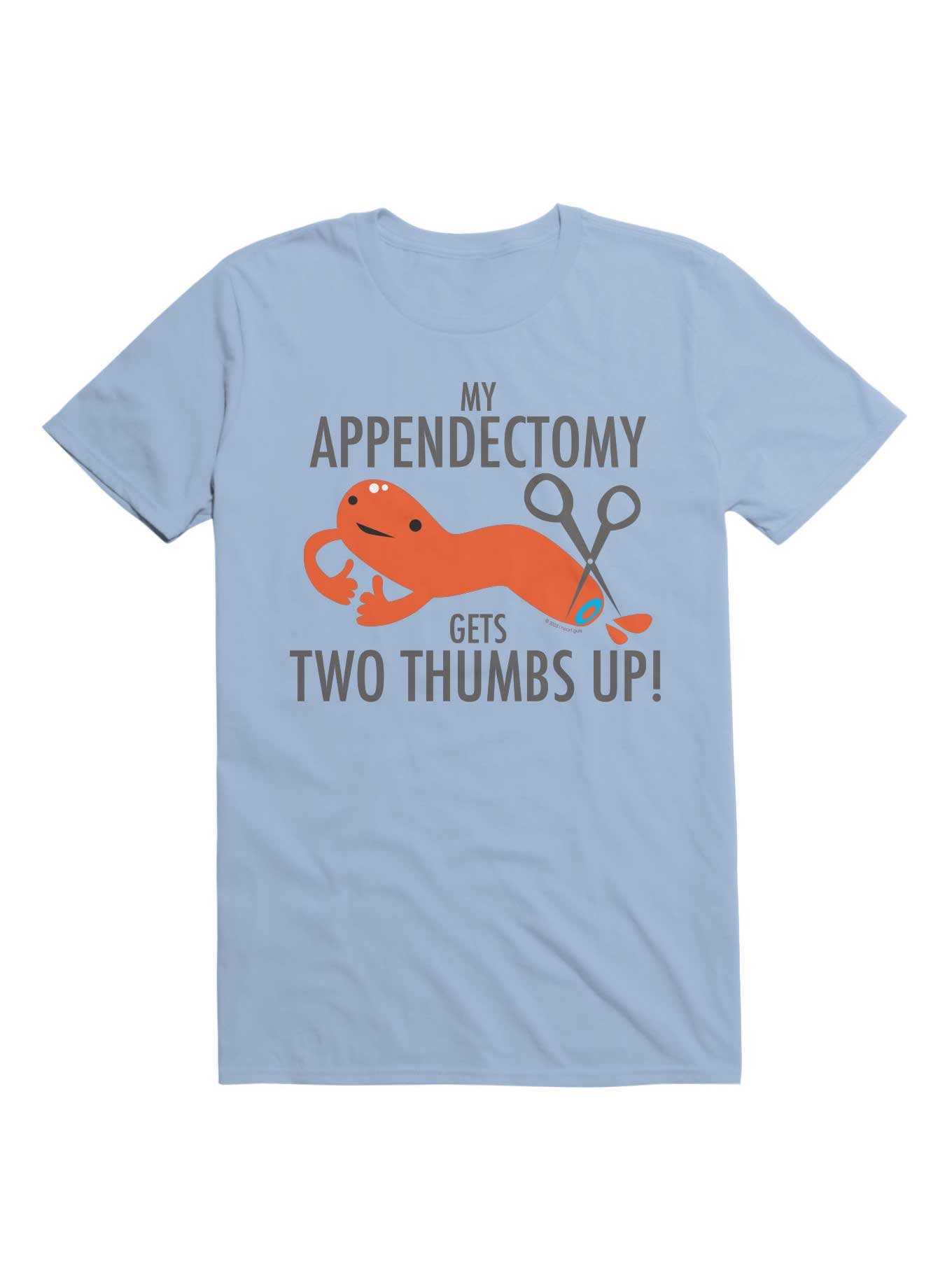 My Appendectomy Gets Two Thumbs Up T-Shirt, , hi-res