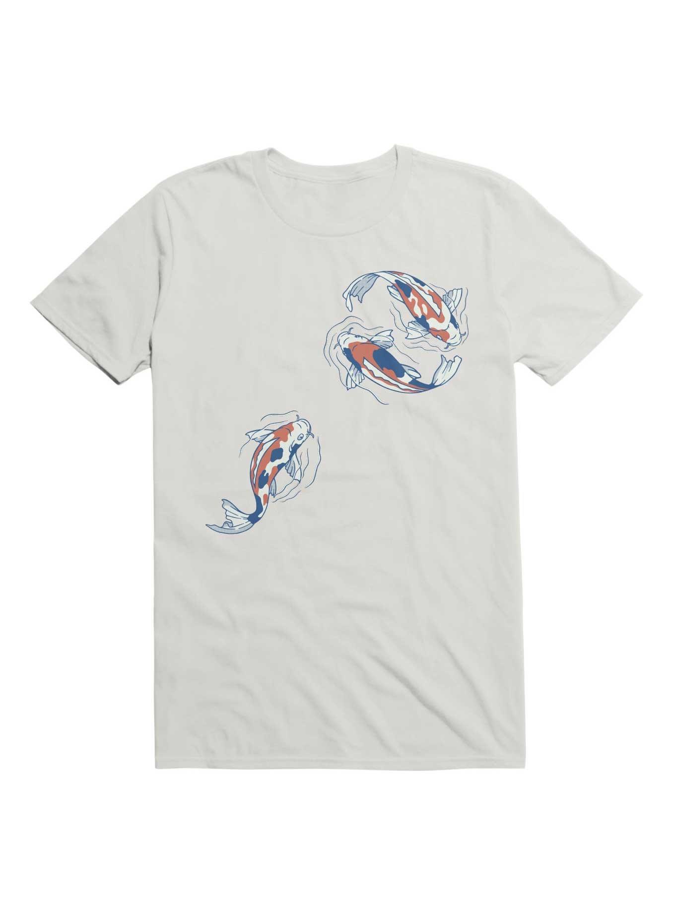 Koi Lake Traditional Japanese T-Shirt, , hi-res