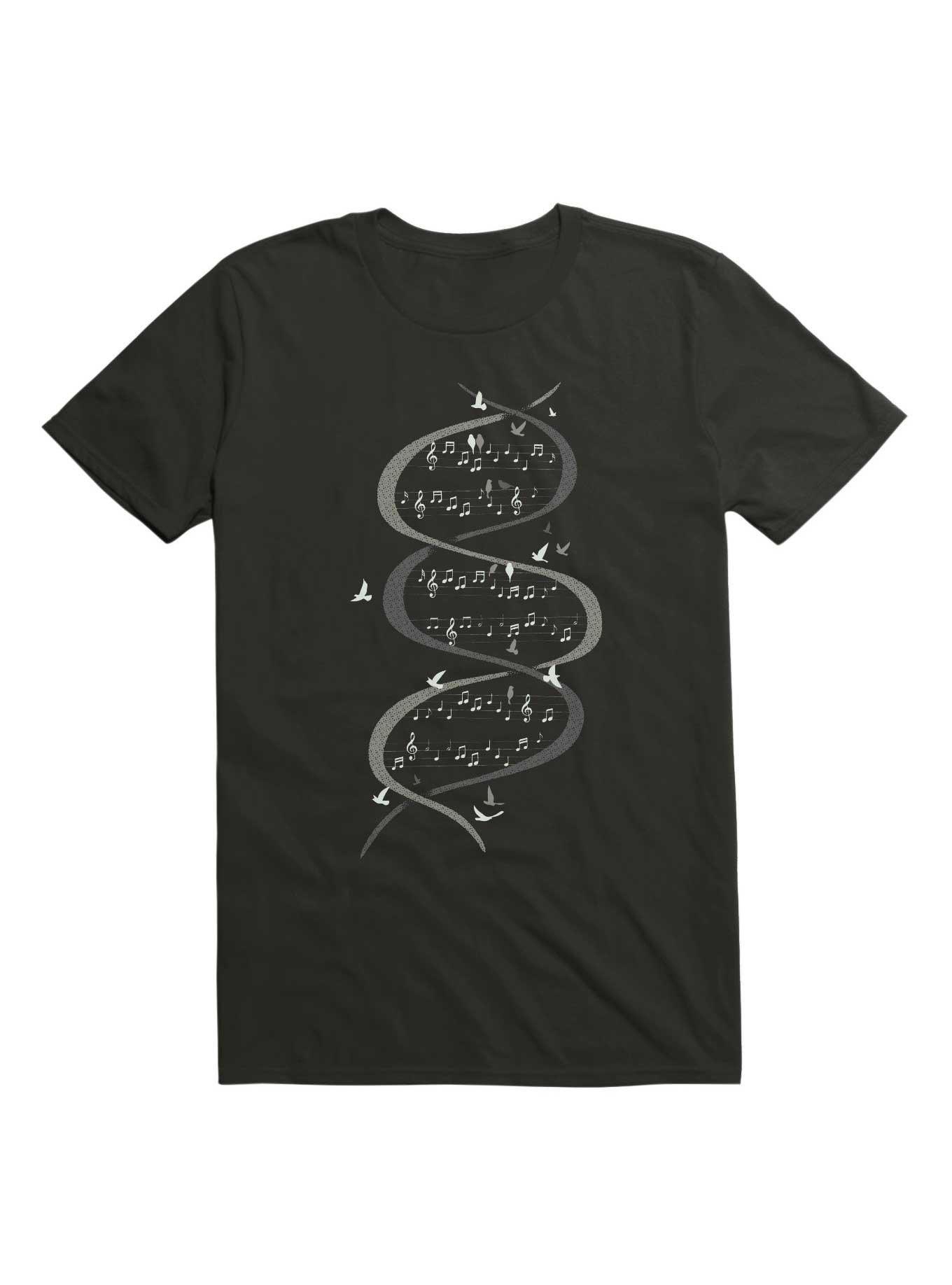 Musical DNA T-Shirt, BLACK, hi-res