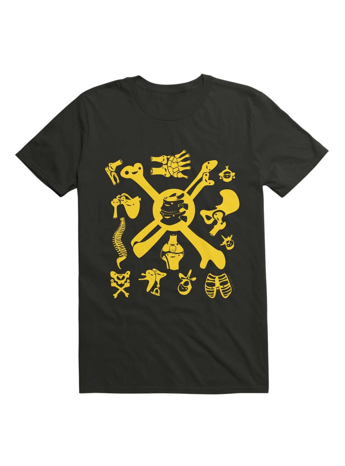 Bones in Your Body - Cute Spine Vertebrae Knee Pelvis Hip Ortho Clinic Chiropractor T-Shirt, , hi-res