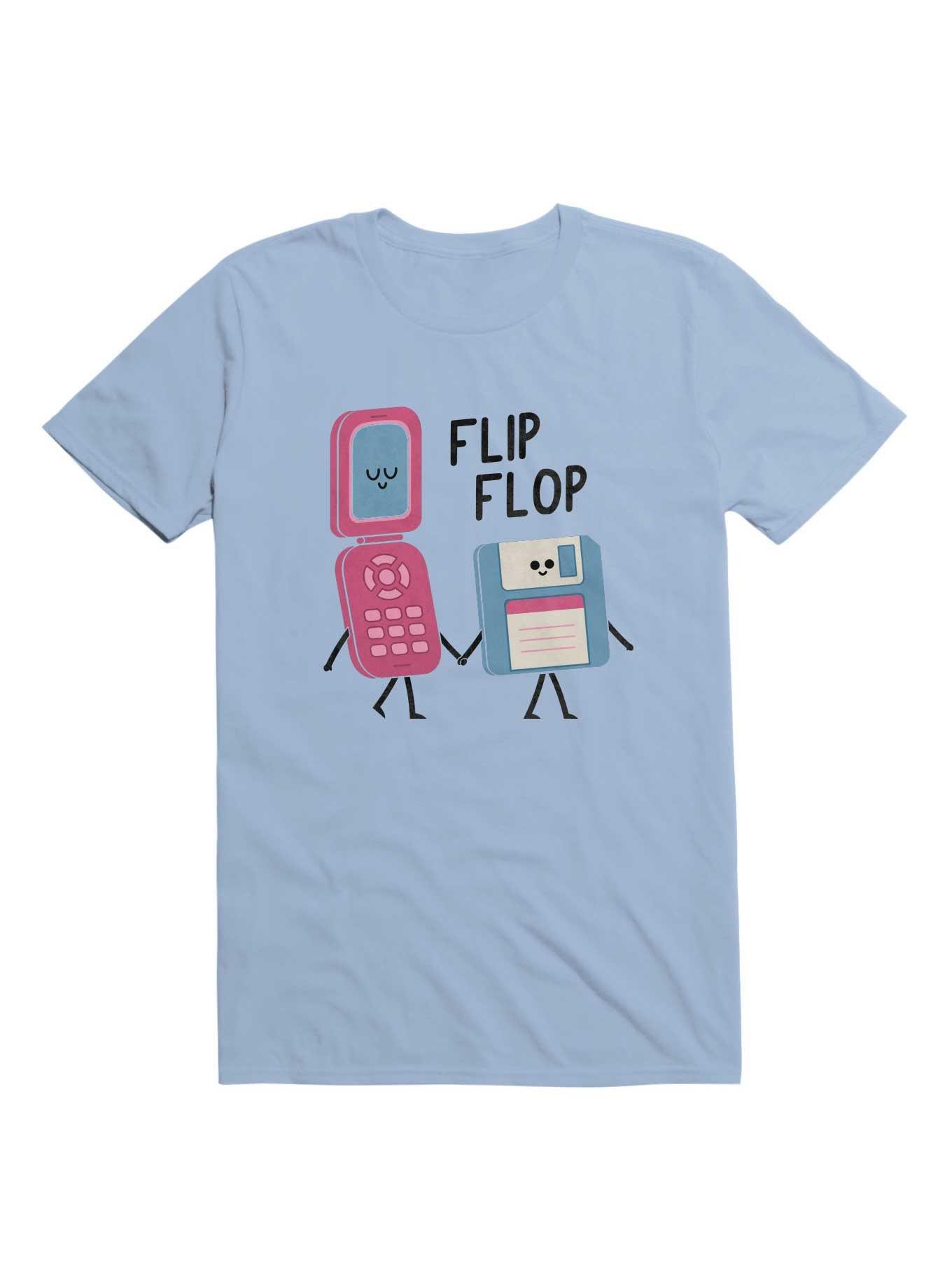 Flip Flop T-Shirt, LIGHT BLUE, hi-res