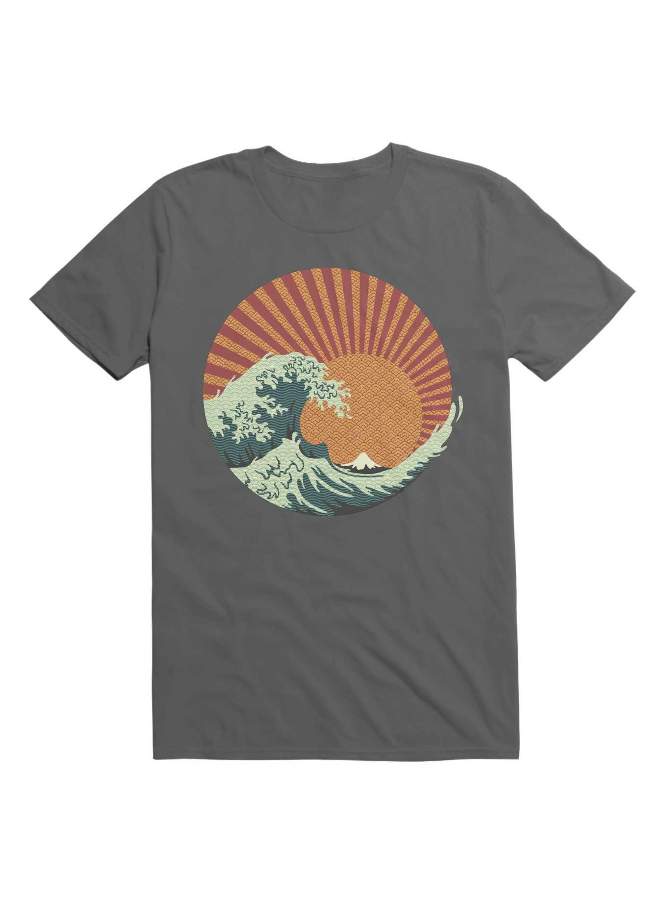 THRDLESS Kanagawa Wave Japanese Patterns T-Shirt