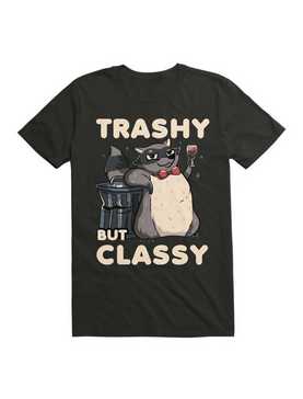 Trashy But Classy Fancy Raccoon T-Shirt, , hi-res