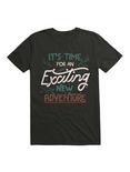 Its Time For An Exciting New Adventure T-Shirt, BLACK, hi-res