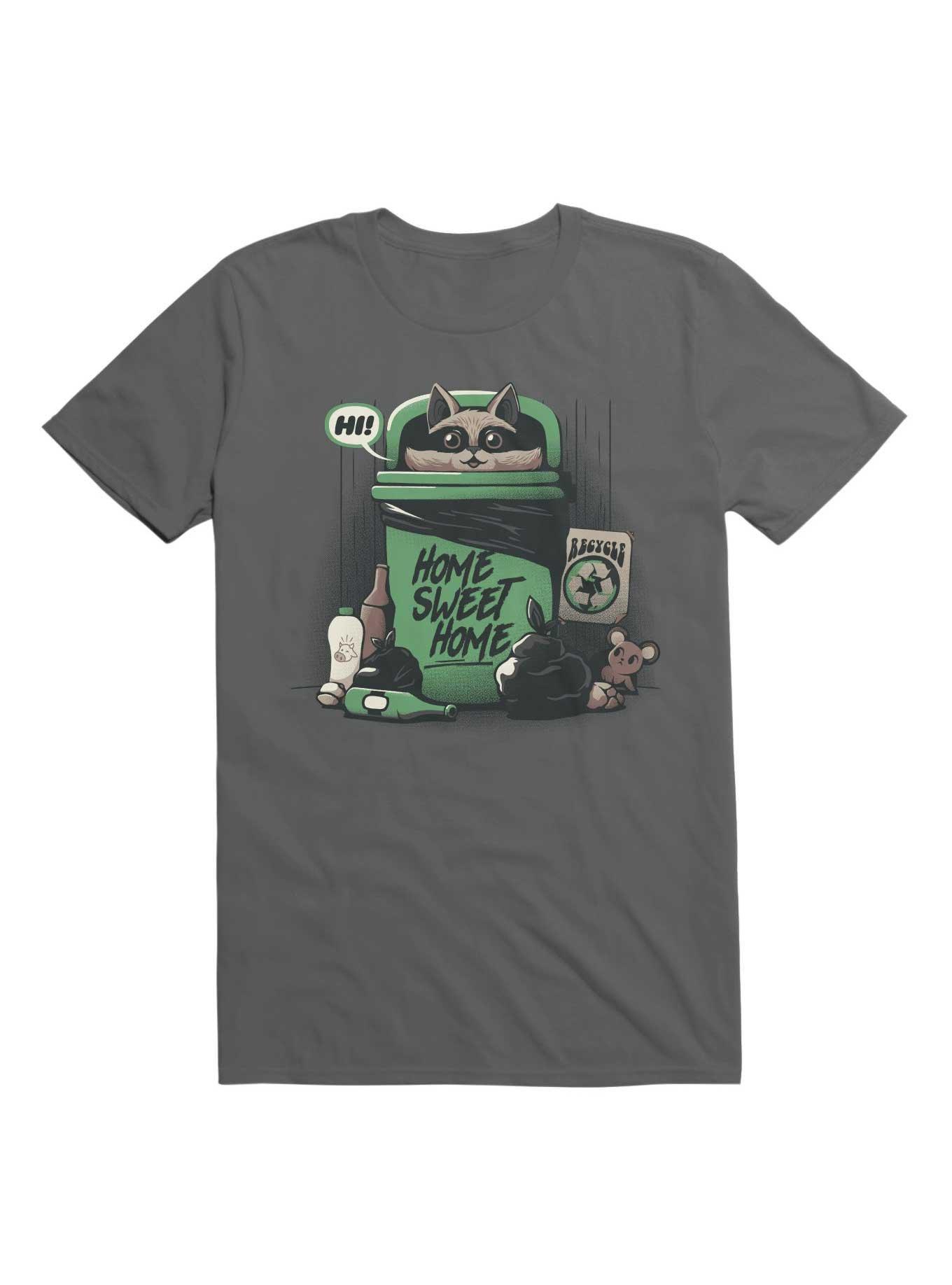 THRDLESS Home Sweet Home Garbage Raccoon T-Shirt
