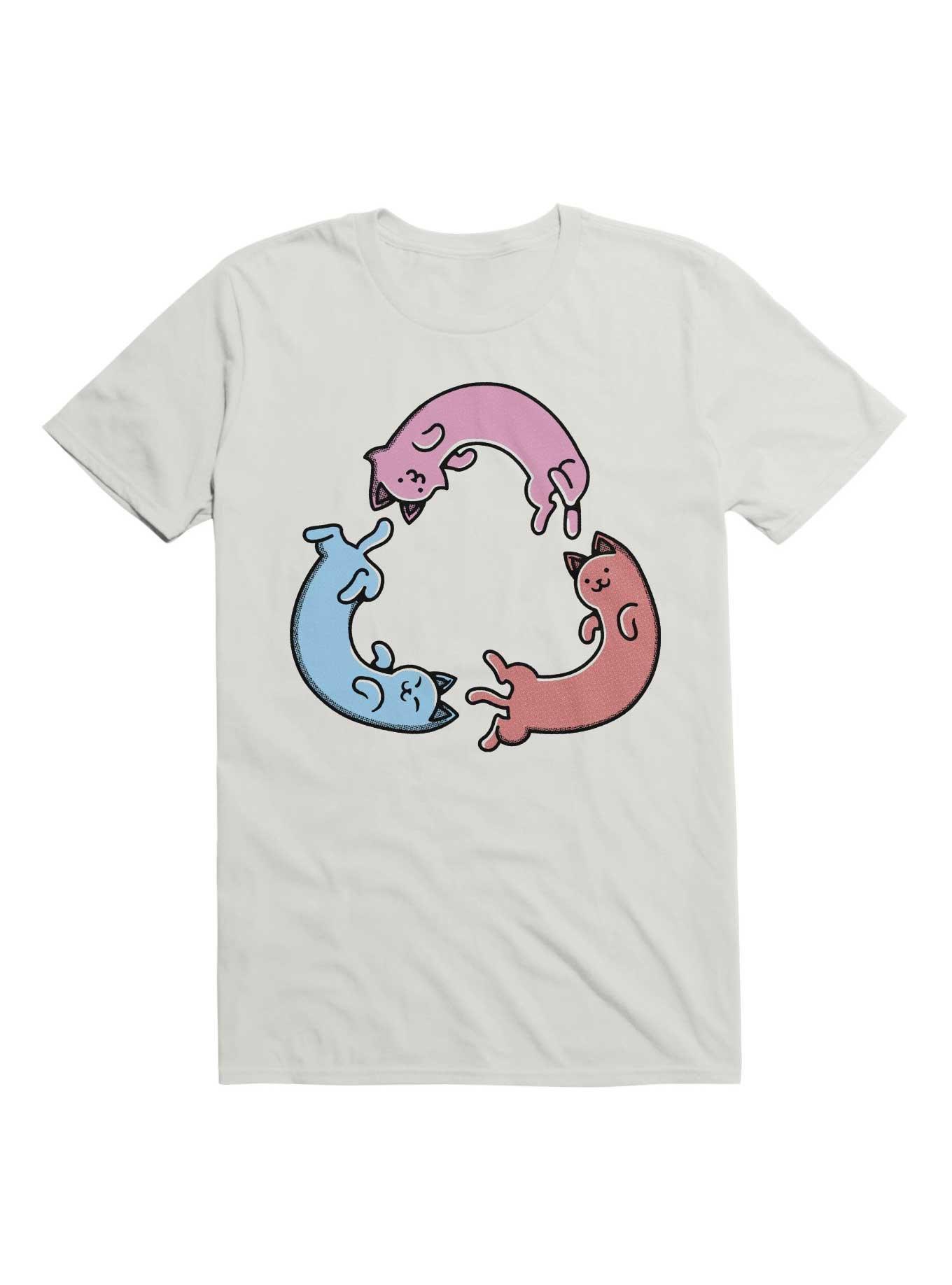 Recycle Cat Symbol T-Shirt, , hi-res