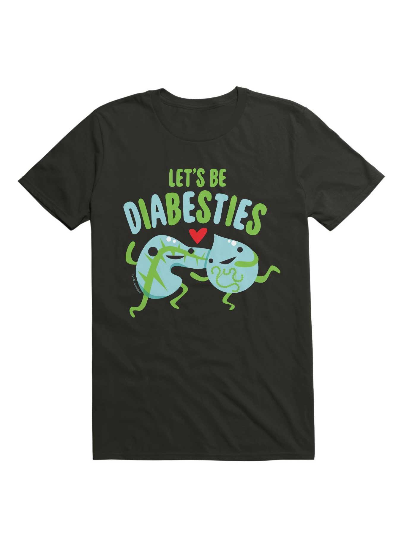 Let's Be Diabesties Diabetic Humor T-Shirt, , hi-res