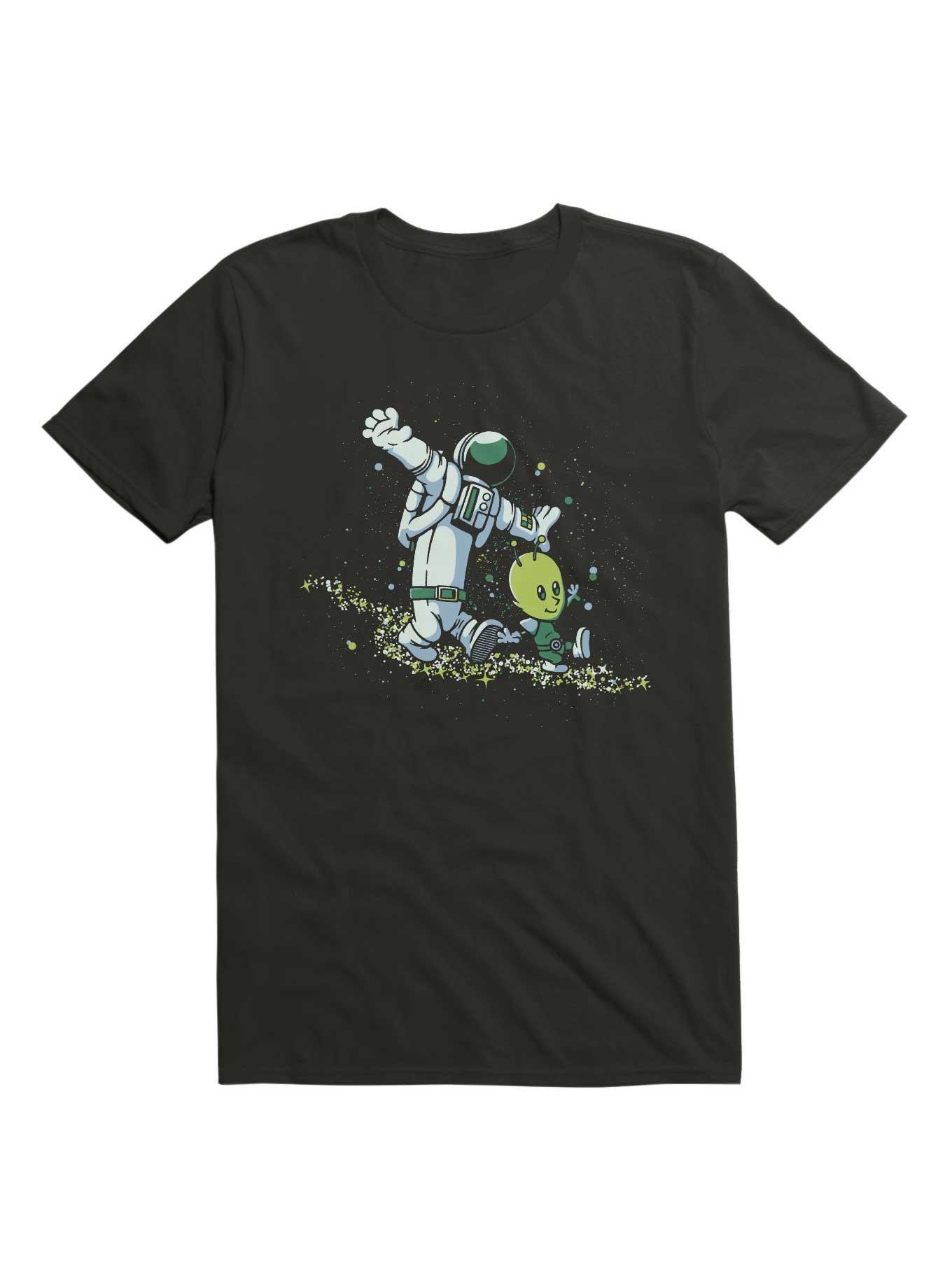 Chasing Stars Alien and Astronaut T-Shirt