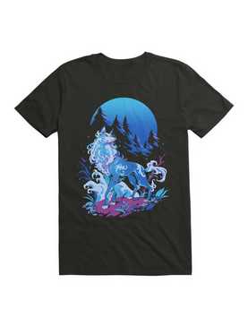Spiritual Aqua Wolf T-Shirt, , hi-res