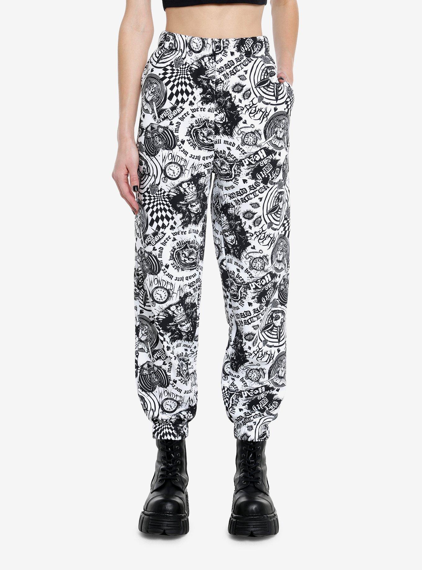 Social Collision Down The Rabbit Hole Girls Jogger Sweatpants, BLACK, hi-res