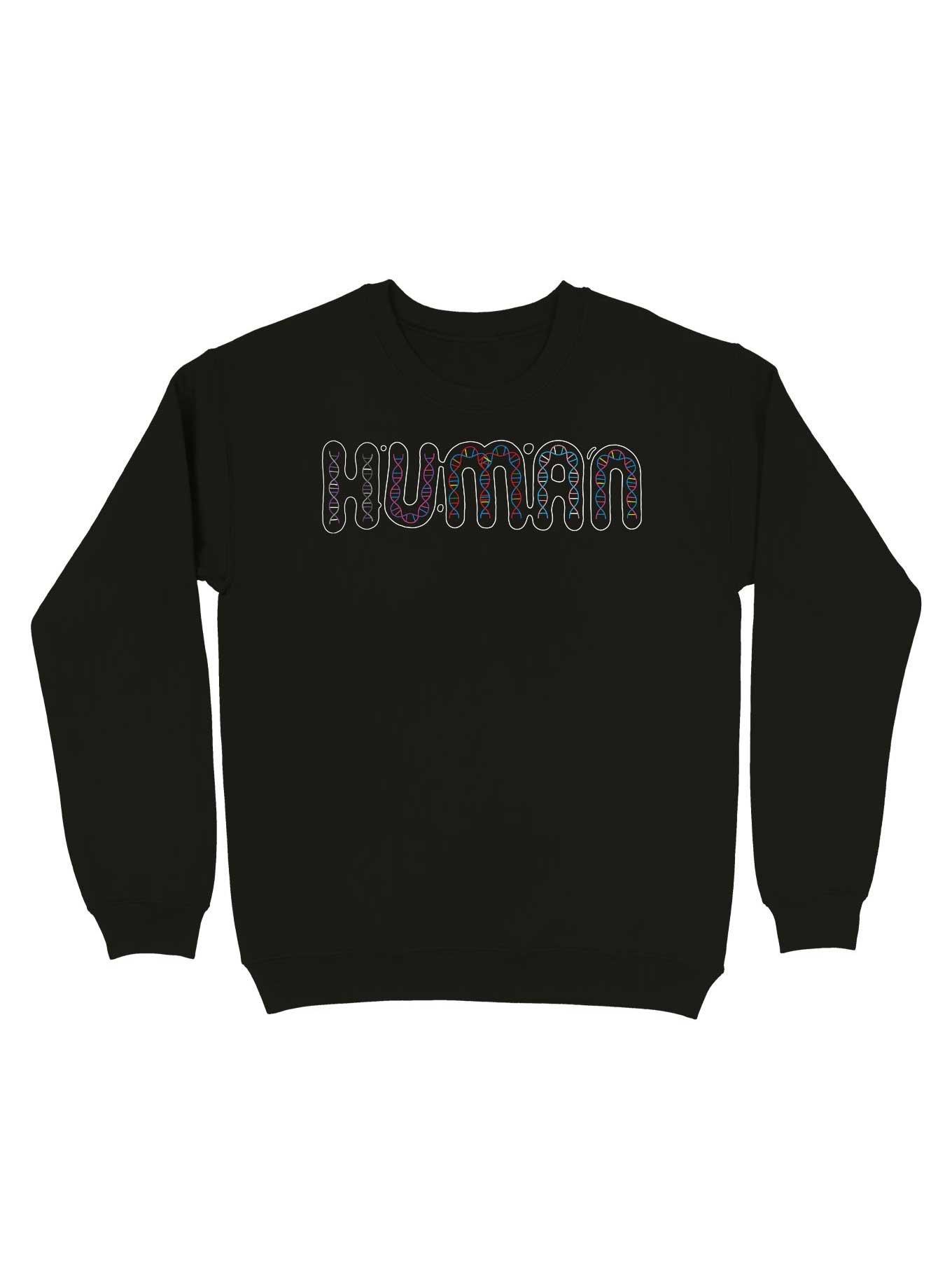 Human Science DNA Pride Trans Pan Flag Sweatshirt, BLACK, hi-res