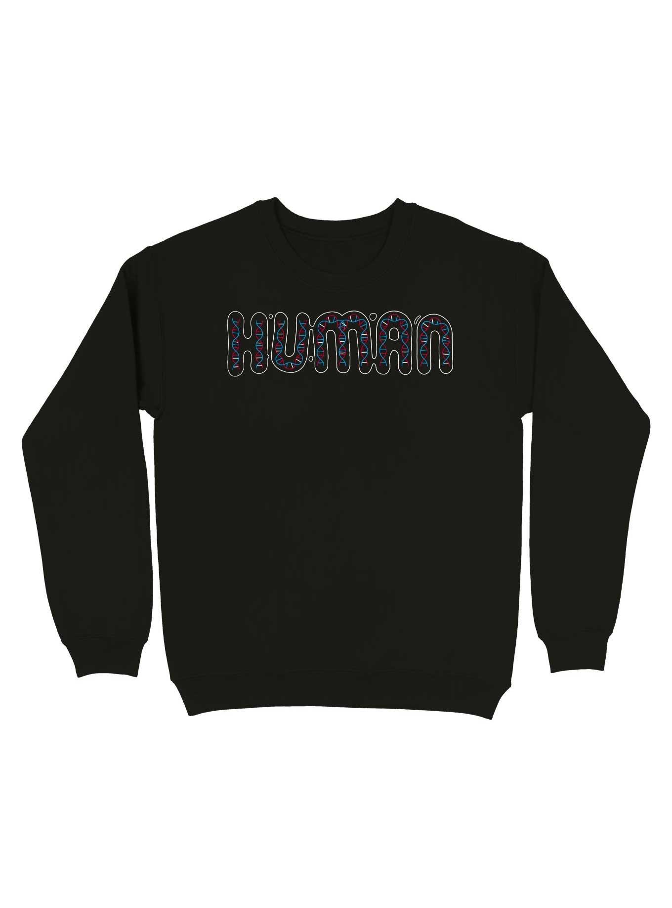 Human Science DNA Sweatshirt, BLACK, hi-res
