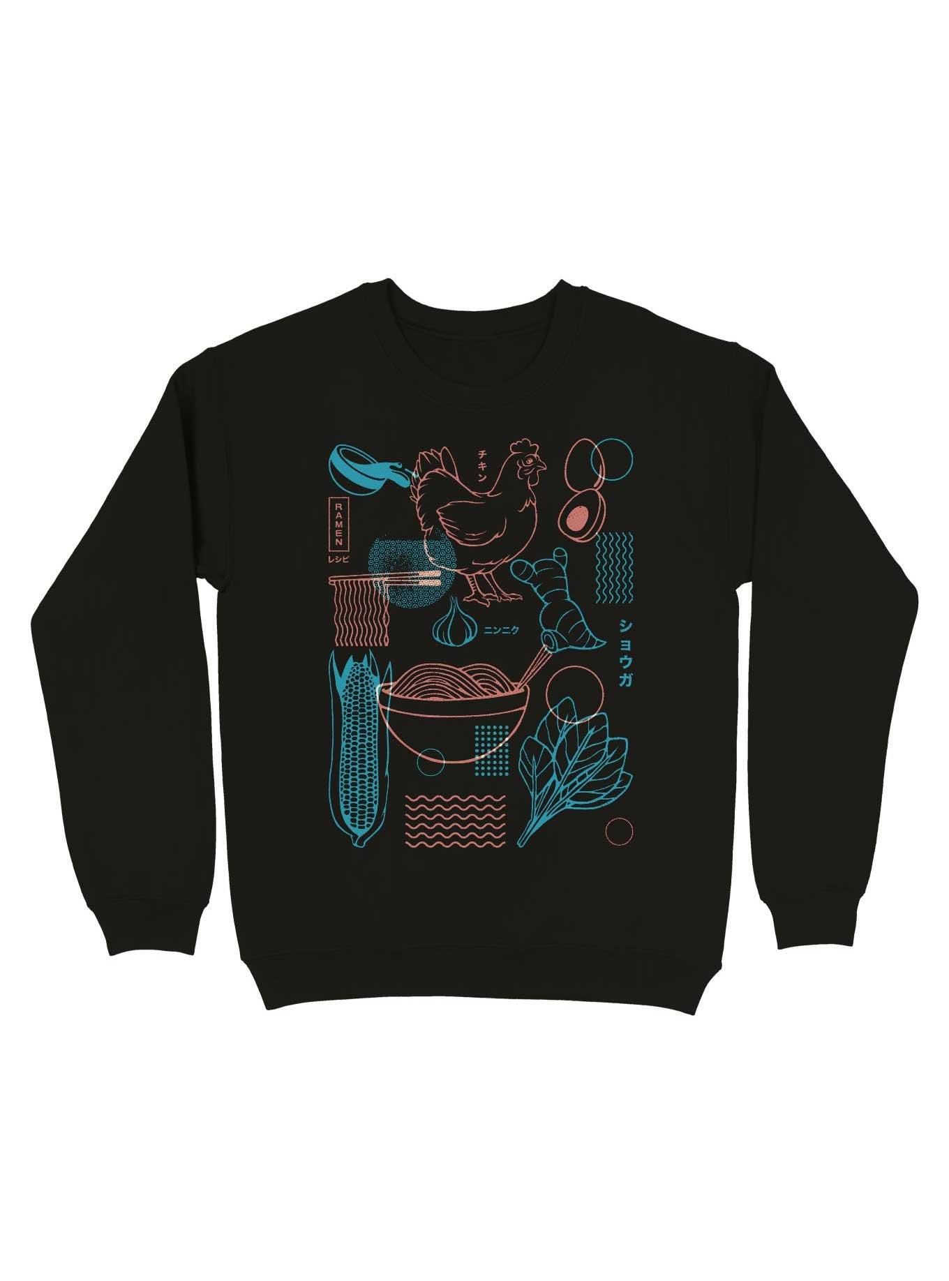 Ramen Recipe Japanese Design Sweatshirt
